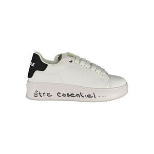 Gaelle Paris Text Print Fashion Sneakers Women White